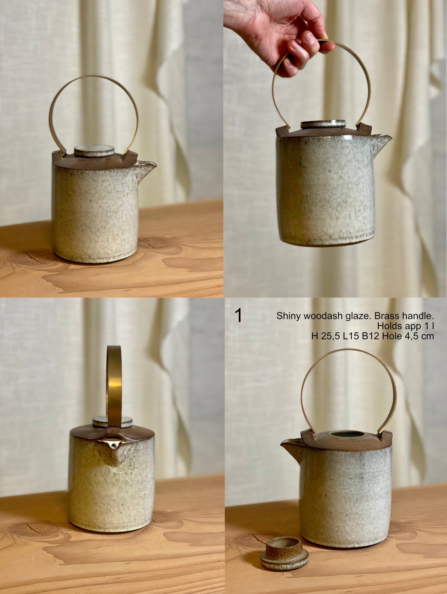 Thekander med metalhank